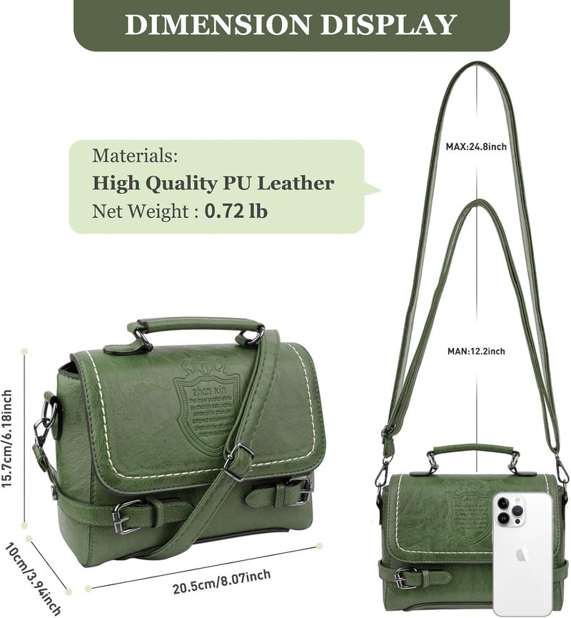 Gosect Shoulder Bag for Women, Cute Soft PU Leather Small Crossbody Purses Handbags, Trendy Underarm Bag Tote Purses for Women - Image 3